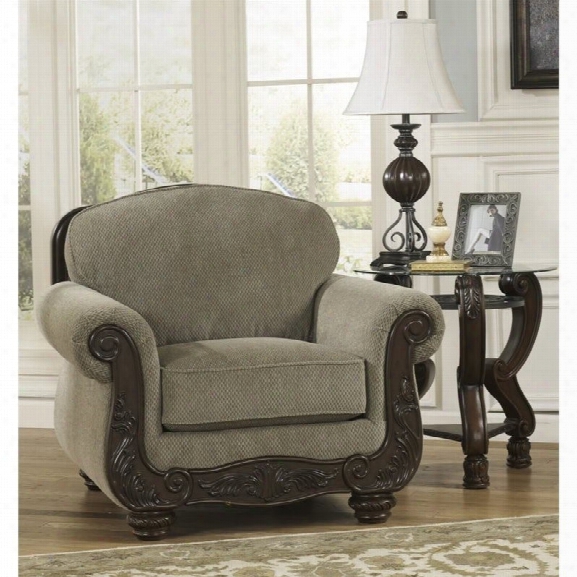 Ashley Martinsburg Chenille Chair In Meadow