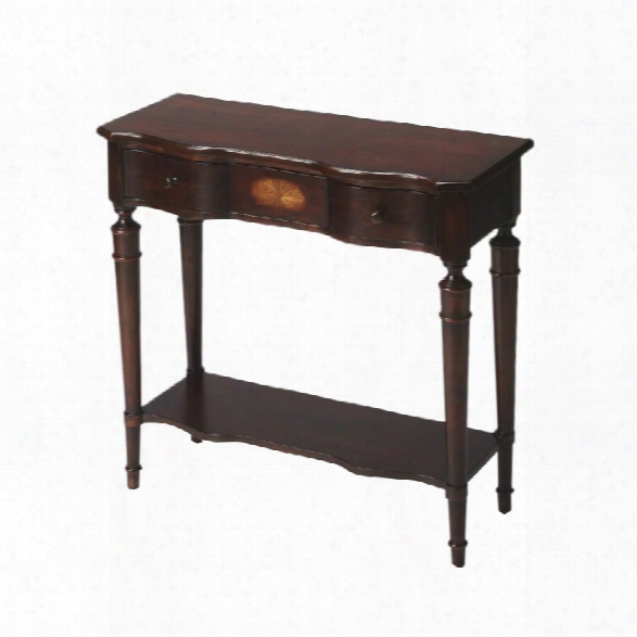 Butler Specialty Plantation Cherry Console Table In Dark Brown