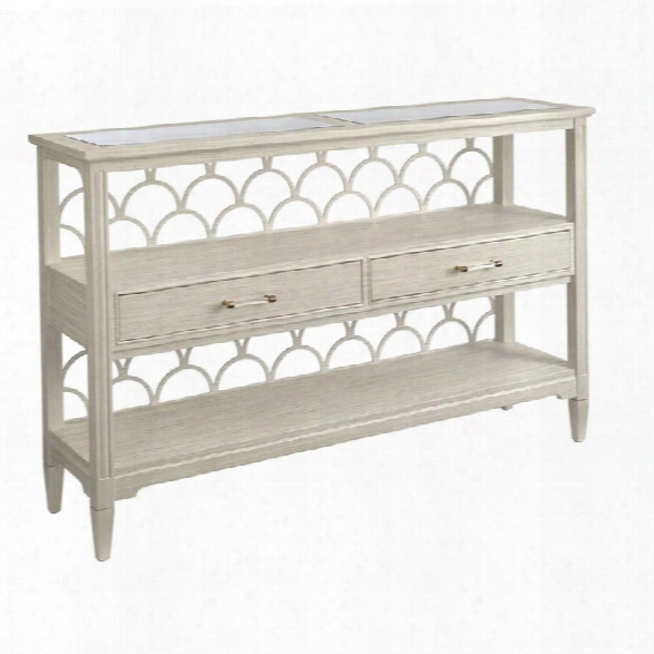 Coastal Living Oasis-sea Colud Console Table In Oyster