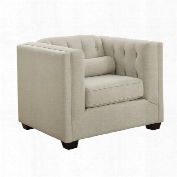 Coaster Cairns Accent Chair In Oatmeal