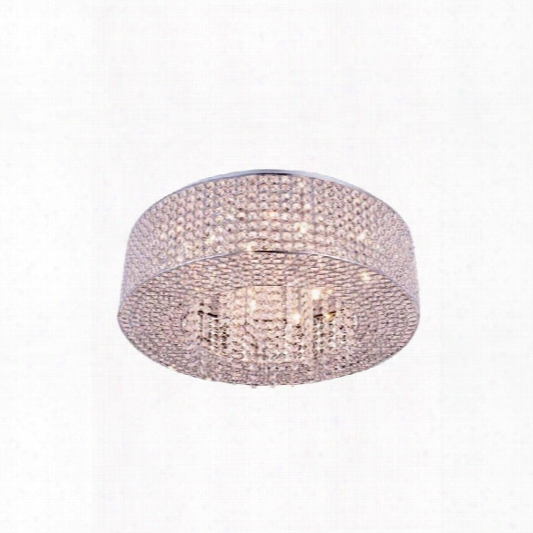 Elegant Lighting Amelie 24 20 Light Royal Crystal Flush Mount