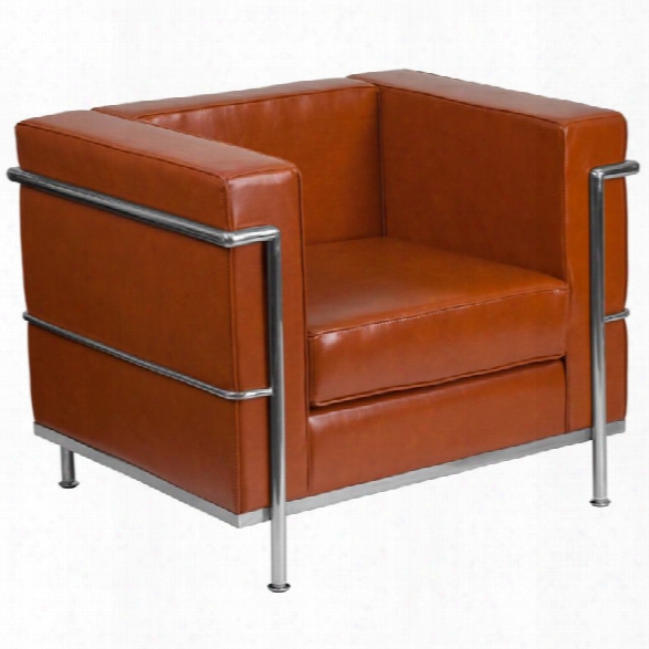 Flash Furniture Receptioon Chair In Orange