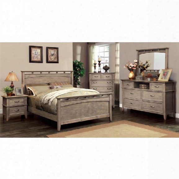 Furniture Of America Ackerson 4 Piece Queen Bedroom Set