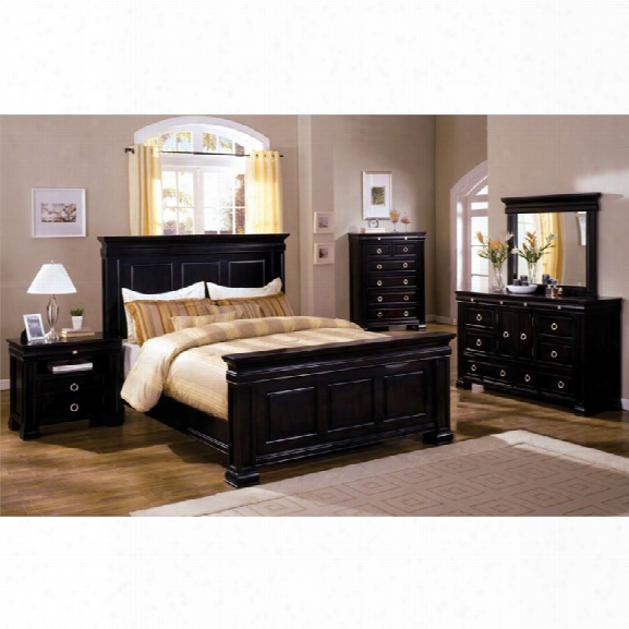 Furniture Of America Conway 4 Piece Paneledking Bedroom Set