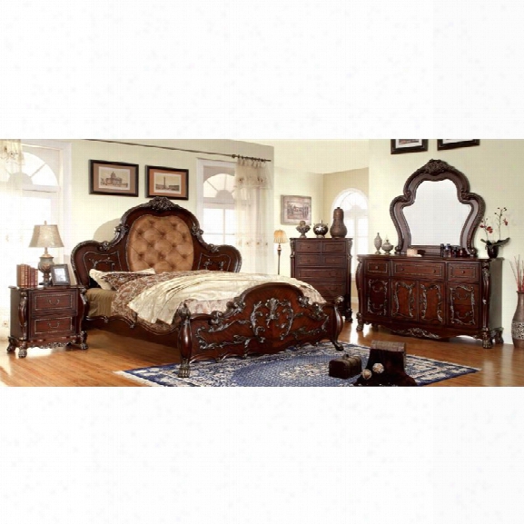 Furniture Of America Coppedge 4 Piece California King Bedroom Set