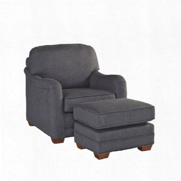 Home Styles Magean Accent Chair And Ottoman In Gray