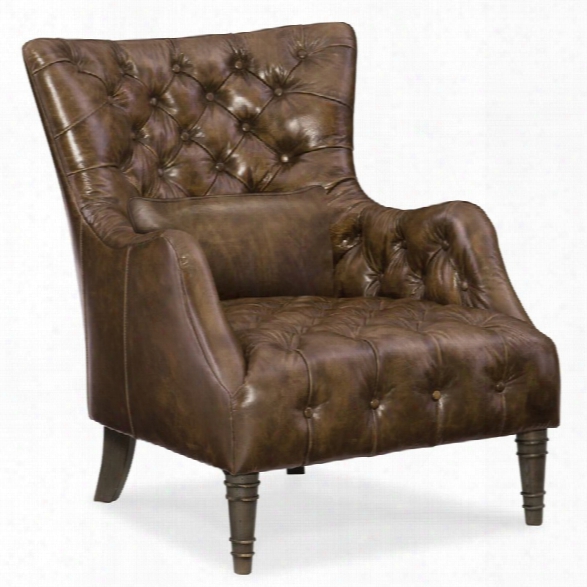 Hooker Furniture Stephanie Leather Club Chair