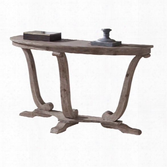 Liberty Furniture Greystone Mill Console Table In Stone White Wash