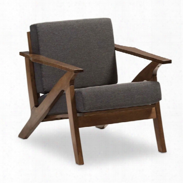 Maklaine Lounge Chair In Gray