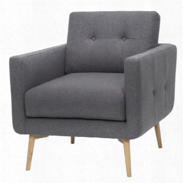 Nuevo Ingrid Accent Chair In Shale Gray