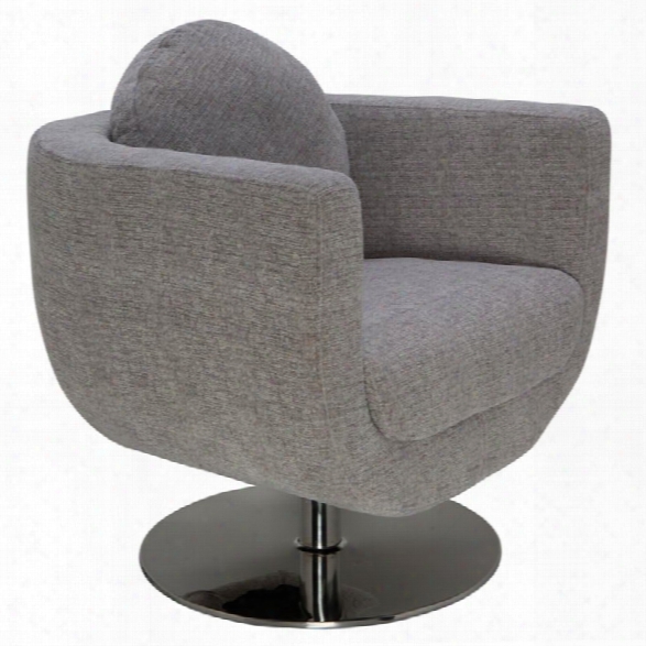 Nuevo Simone Upholstered Accent Chair In Gray