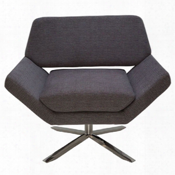 Nuevo Sly Upholstered Accent Chair In Gray