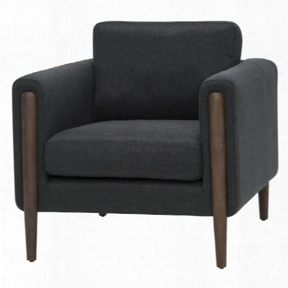 Nuevo Steen Accent Chair In Steel Gray