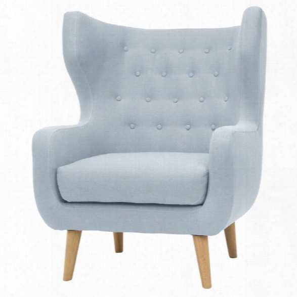 Nuevo Valtere Accent Chair In Caribbean Blue