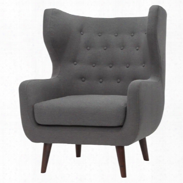 Nuevo Valtere Accent Chair In Slate Gray