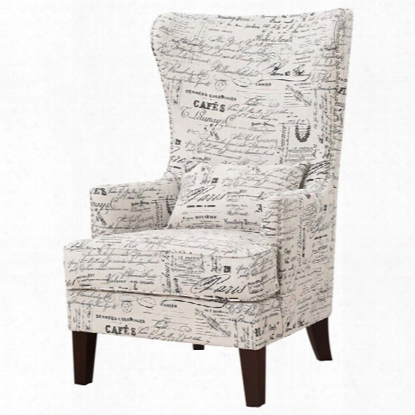 Picket House Furnishings Kegan Accent Cair In French Script