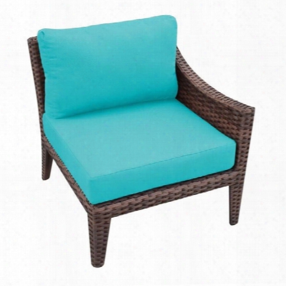 Tkc Manhattan Outdoor Wicker Left And Right Seating Set In Aruba