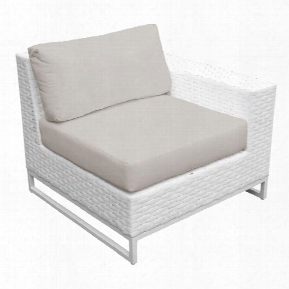 Tkc Miami Left Arm Patio Chair In Beige