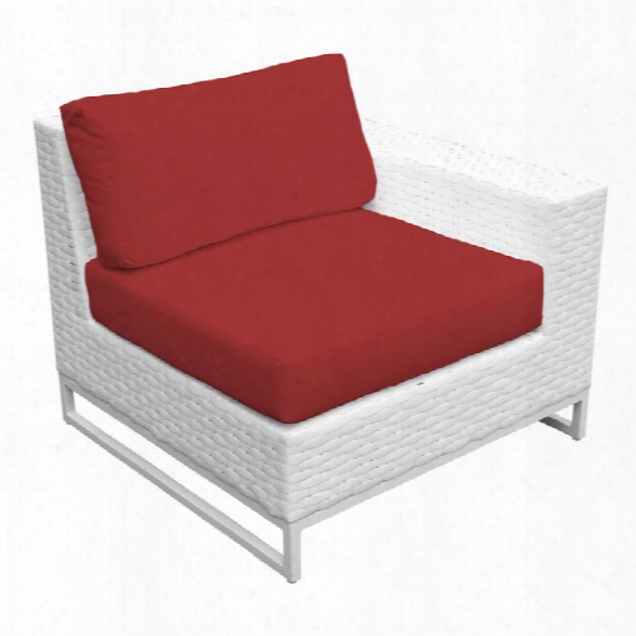 Tkc Miami Left Arm Patio Chair In Red