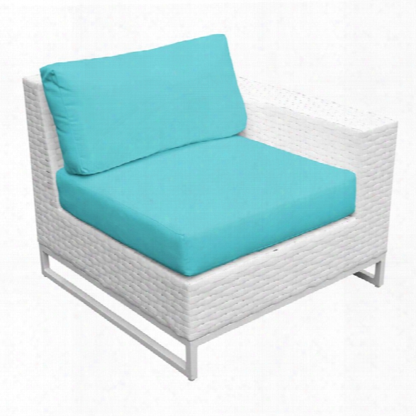 Tkc Miami Left Arm Patio Chair In Turquoise