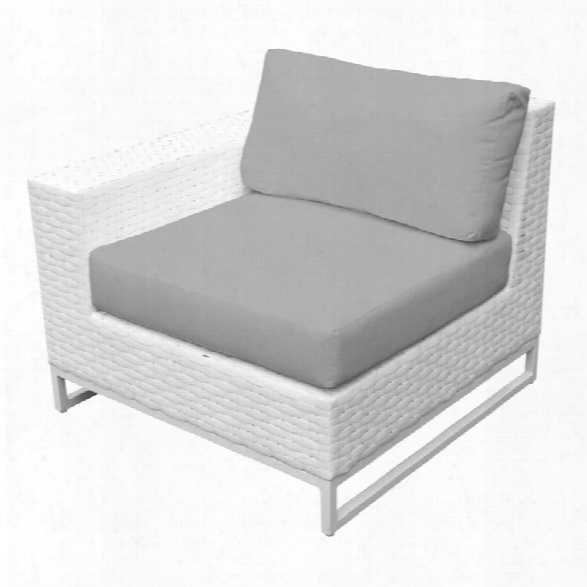 Tkc Miami Right Arm Patio Chair In Gray