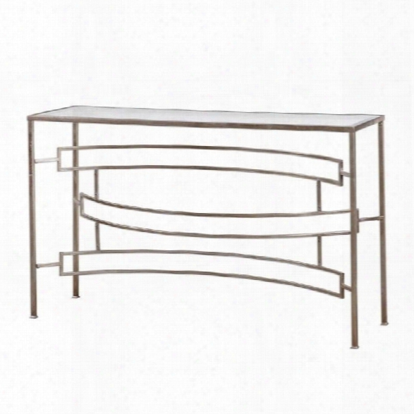 Uttermost Eilinora Silver Console Table