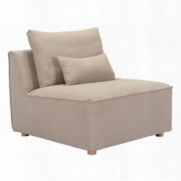 Zuo California Accent Chair In Stone