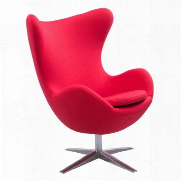 Zuo Skien Armchair In Red