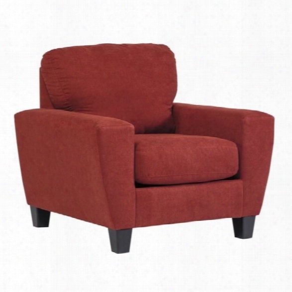 Ashley Sagen Fabric Chair In Sienna