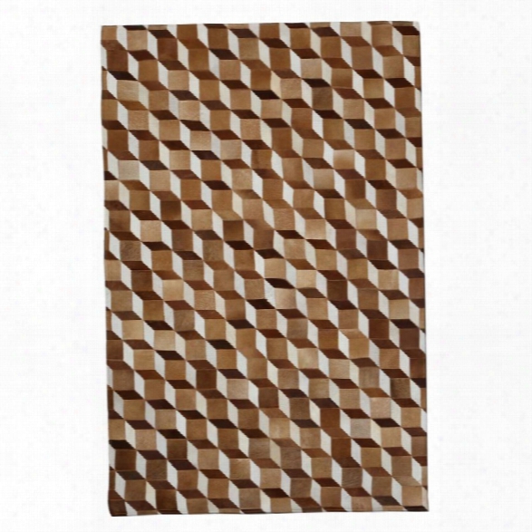 Butler Specialty Hair On Hide 8 X 10 Area Rug In Beige And Brown