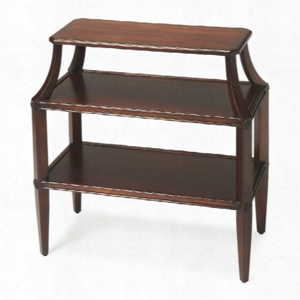 Butler Specialty Plantation Cherry Appleton Tiered Console Table