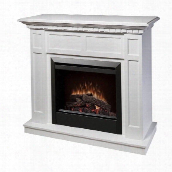 Dimplex Caprice Free Standing Electric Fireplace In White