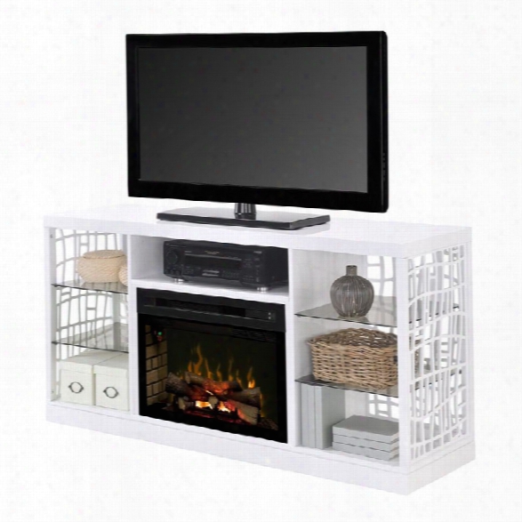 Dimplex Charlotte 25 Fireplace Tv Stand In White