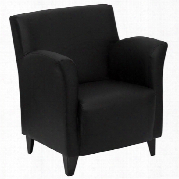 Flash Furniture Hercules Roman Series Reception Chair In Black