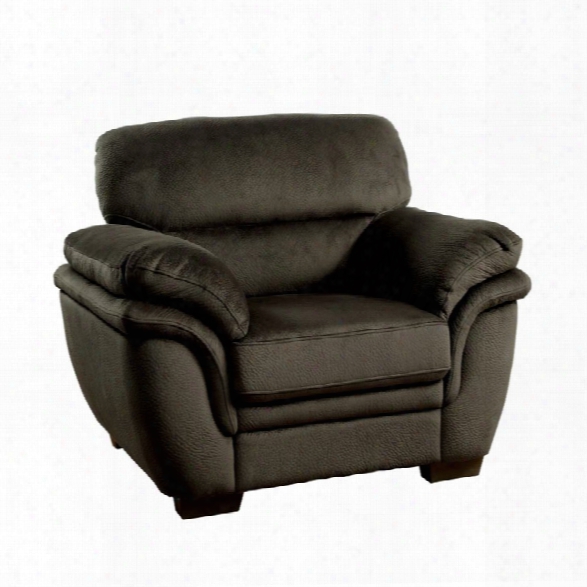 Furniture Of America Ariella Accent Chair In Dark Brown