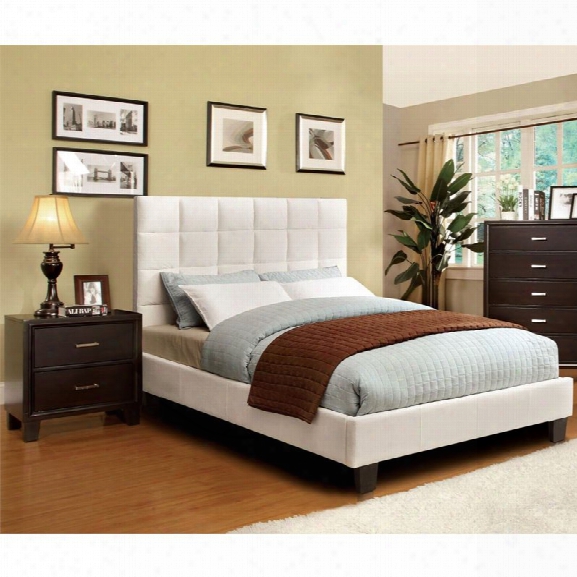 Furniture Of America Hellan 2 Piece Queen Bedroom Set In Ivory