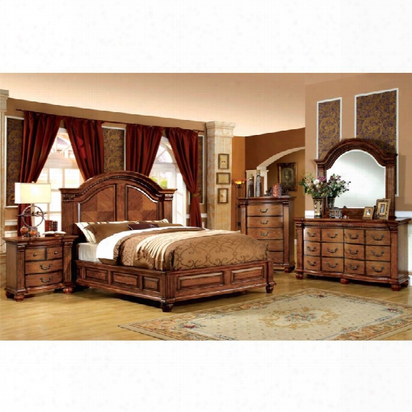 Furniture Of America Mischa 4 Piece California King Bedroom Set