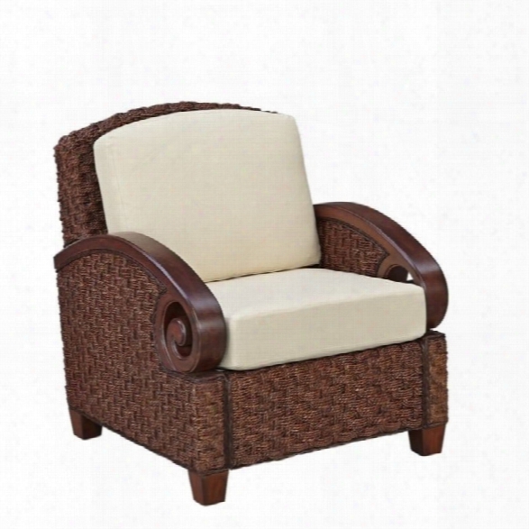 Home Styles Cabana Banana Iii Accent Chair In Cinnamon