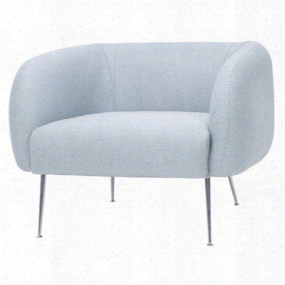 Nuevo Astrid Accent Chair In Caribbean Blue