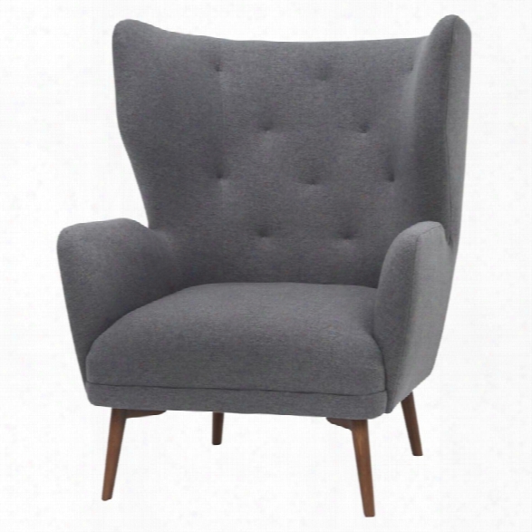 Nuevo Klara Accent Chair In Shale Gray