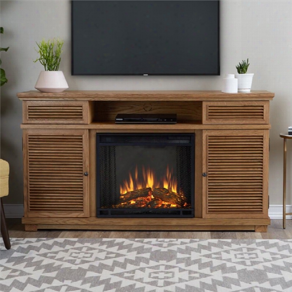 Real Flame Cavallo Fireplace Tv Stand In Elm