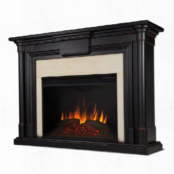 Real Flame Maxwell Grand Electric Fireplace In Blackwash