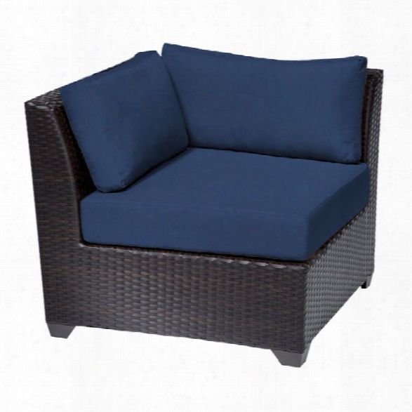 Tkc Barbados Corner Patio Chair In Navy