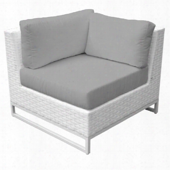 Tkc Miami Corner Patio Chair In Gray (set Of 2)