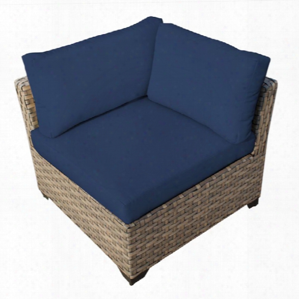 Tkc Monterey Corner Patio Chair In Navy (set Of 2)