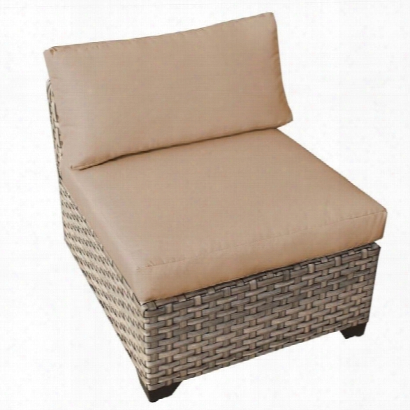 Tkc Monterey Outdoor Wicker Chair In Wheat (set Of 2)