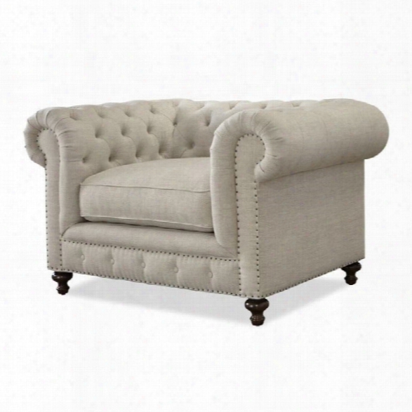 Universal Furniture Berkeley Upholstered Arm Chair In Linen