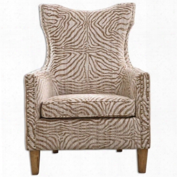 Uttermost Kiango Animal Pattern Armchair