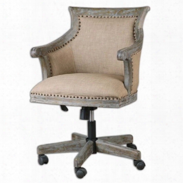 Uttermost Kimalina Linen Accent Chair