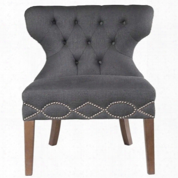 Uttermost Shafira Gray Armless Chair